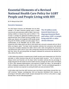 Policy Briefs Fenway Health