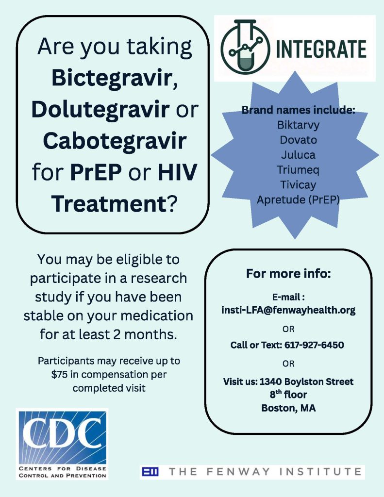INTEGRATE Study Recruitment Flyer