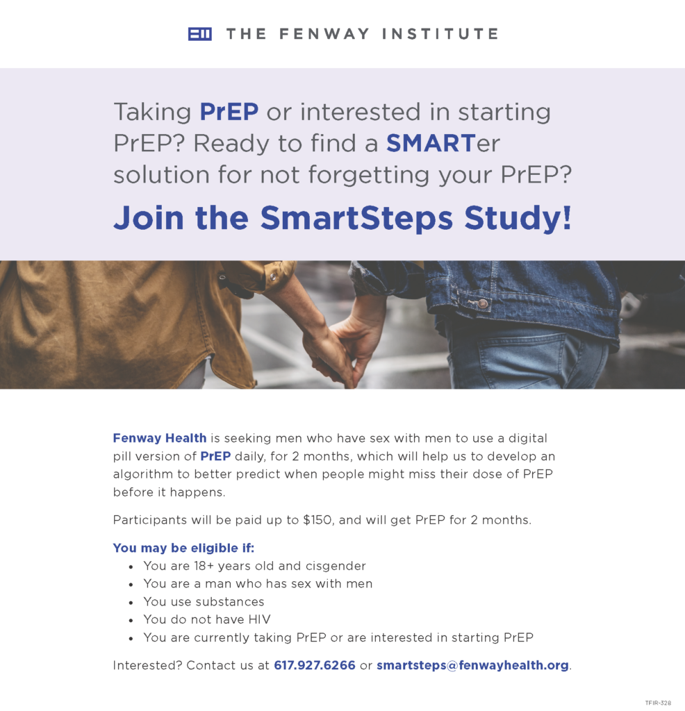 SmartSteps Study Fenway Health