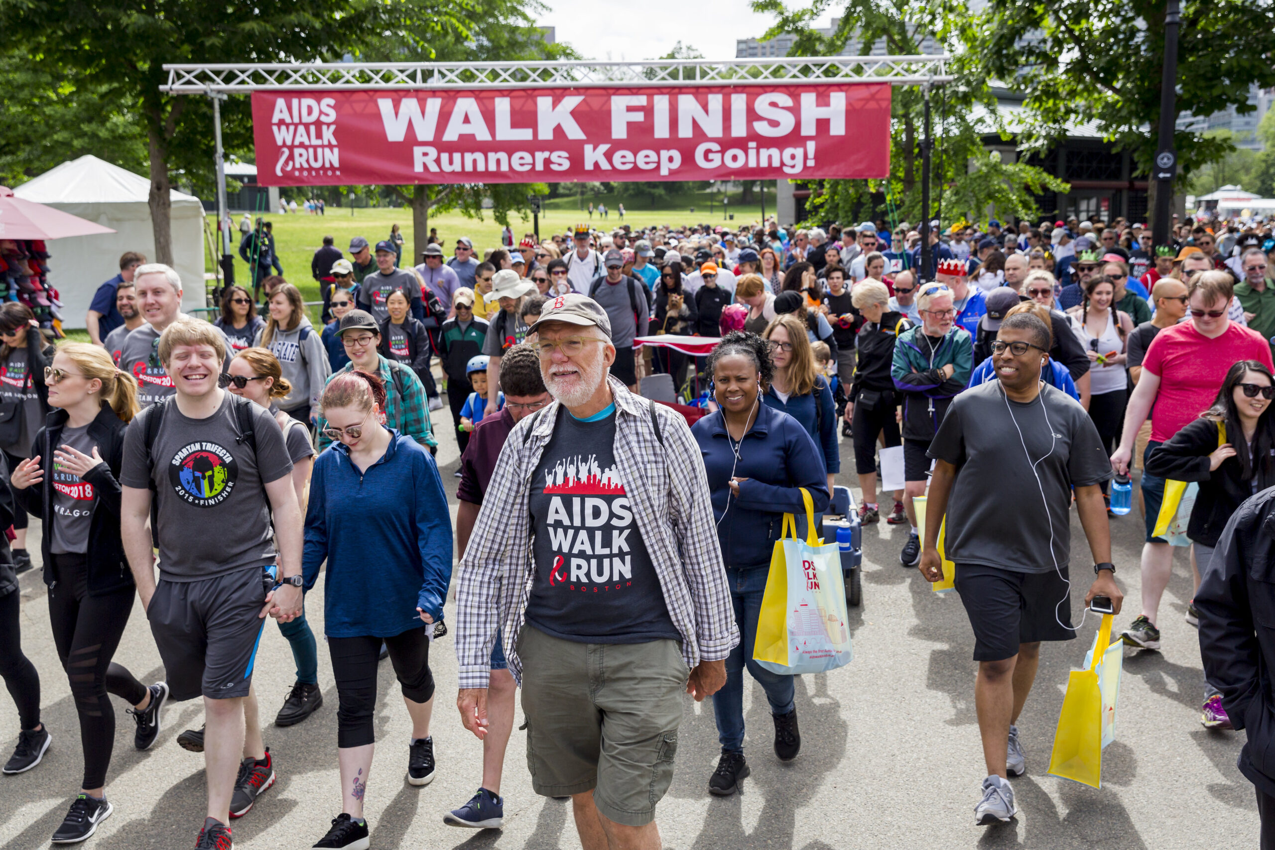 June 3, 2018 -- The 2018 AIDS Walk, hosted by the AIDS Action Committee. Photo by Caitlin Cunningham (www.caitlincunningham.com).