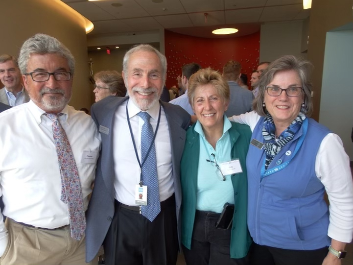 Tom Martorelli, Ken Mayer, Dale Orlando, and Nan Dumas at Fenway's 2017 Board of Visitors Meeting